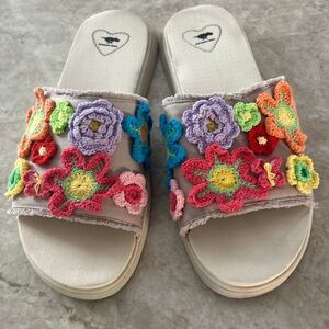 ROCKET DOG Crocheted Slides Size 11